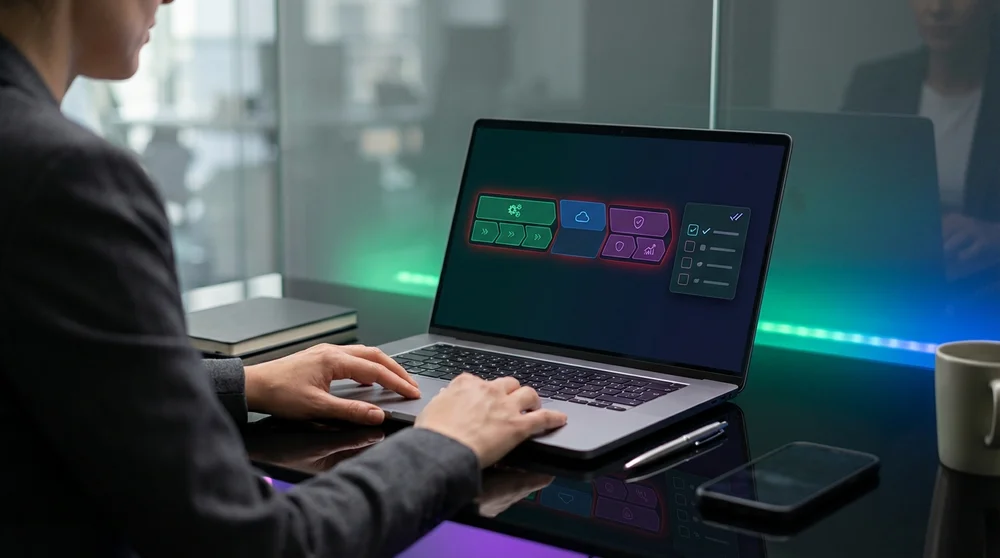 A simple timeline graphic labeled “Credibility Stack Build Order” with phases 48 Hours (Assets 1–3) Week 1 (Asset 4) Weeks 2–