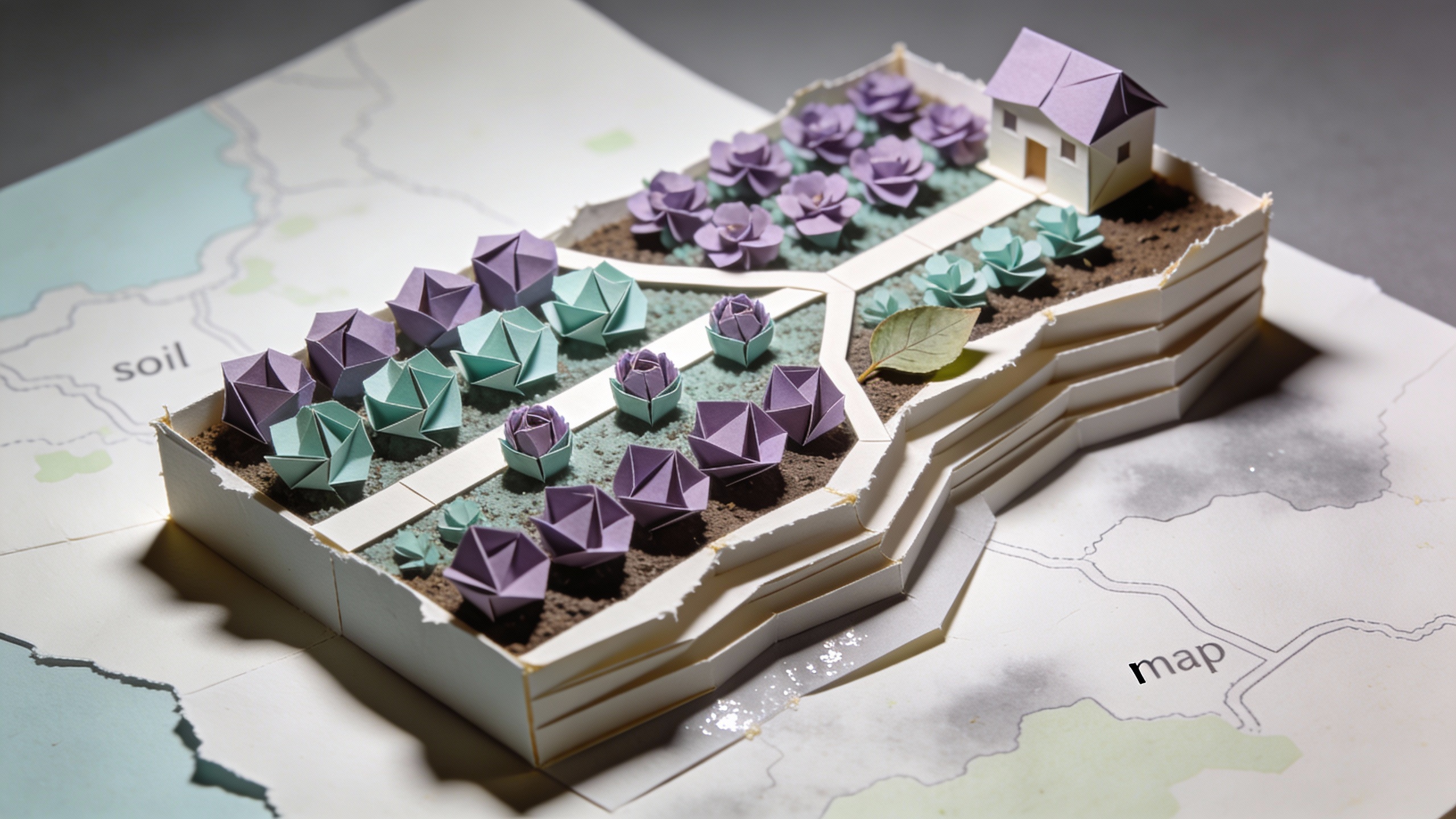 A visual example of a Pinterest content map as a simple flowchart Keyword cluster → Board → 3 Pin angles → Landing page with 