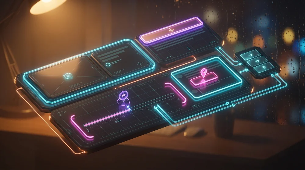 Wide mock YouTube watch page with highlighted areas title/thumbnail consistency first 30 seconds hook subscribe moment pinned