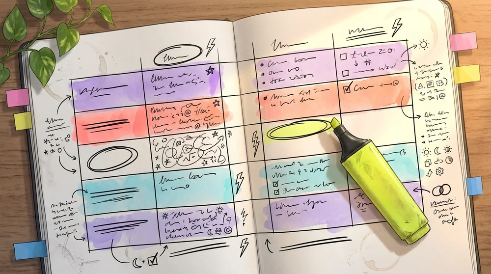 A skimmable comparison table graphic titled “Repost vs Remix” with rows for time cost reach potential algorithm fit audience 
